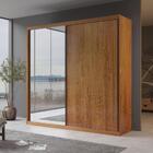 Guarda-roupa Casal Lauren Com Espelho 2 Portas Bom Pastor