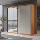 Guarda-roupa Casal Lauren Com Espelho 2 Portas Bom Pastor