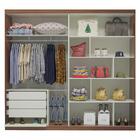 Guarda-roupa Casal Lauren Com Espelho 2 Portas Bom Pastor