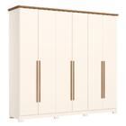 Guarda Roupa Casal Leblon 6 Portas - Móveis Henn