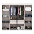 Guarda-roupa Casal Liberdade 8 Portas 4 Gavetas Branco - Pnr