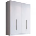 Guarda-roupa Casal Linea 4 Portas 2 Gavetas 100% Mdf Branco -