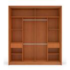 Guarda-roupa Casal Lisboa 2 Portas 2 Gavetas Freijó/branco -