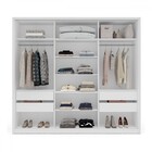 Guarda-roupa Casal Lisboa 3 Portas 4 Gavetas Com Espelho Bran