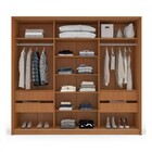 Guarda-roupa Casal Lisboa 3 Portas 4 Gavetas Com Espelho Frei