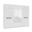 Guarda-roupa Casal Lisboa 6 Portas 4 Gavetas Com Espelho Bran