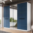 Guarda-roupa Casal Lisboa 6 Portas 4 Gavetas Com Espelho Bran