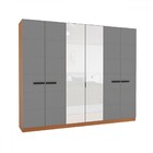 Guarda-roupa Casal Lisboa 6 Portas 4 Gavetas Com Espelho Frei