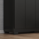 Guarda Roupa Casal Lisboa 8 Portas 4 Gavs  Com Pés