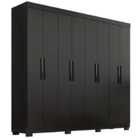 Guarda Roupa Casal Lisboa 8 Portas 4 Gavs  Com Pés