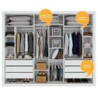 Guarda Roupa Casal Lisboa Com 3 Portas Wemov Freijó