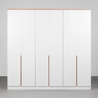 Guarda-roupa Casal Logan 6 Portas 4 Gavetas 100% Mdf Branco/o