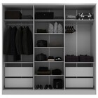 Guarda-roupa Casal Logan 6 Portas 4 Gavetas Olmo - Mambel