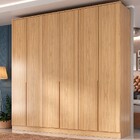 Guarda-roupa Casal Logan 6 Portas 4 Gavetas Olmo - Mambel