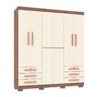 Guarda-roupa Casal Londres 6 Pt 6 Gv Champanhe E Teka