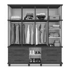 Guarda Roupa Casal Londres 9 Portas E 6 Gavetas - Móveis Luapa