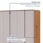 Guarda-roupa Casal Loop 6 Portas 100% Mdf Amêndoa Clean/off W