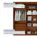 Guarda-roupa Casal Loop 6 Portas 100% Mdf Frassino/off White