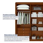 Guarda-roupa Casal Loop 6 Portas 100% Mdf Frassino/off White