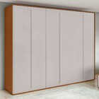 Guarda-roupa Casal Loop 6 Portas 6 Gavetas Frassino/off White