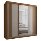 Guarda-roupa Casal Lorient 3 Portas 4 Gavetas Com Espelho 100