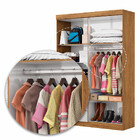 Guarda Roupa Casal Lu 4 Portas 2 Gavetas Carioca Móveis