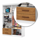 Guarda Roupa Casal Lu 4 Portas 2 Gavetas Carioca Móveis