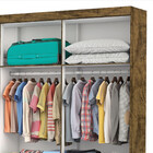 Guarda Roupa Casal Lu 6 Portas 4 Gavetas Carioca Móveis