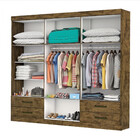Guarda Roupa Casal Lu 6 Portas 4 Gavetas Carioca Móveis