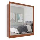 Guarda-roupa Casal Luiza 3 Pt 2 Gv Com 3 Espelhos Carvalho
