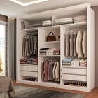 Guarda-roupa Casal Luiza Diamantina 3 Portas De Correr 4 Gave