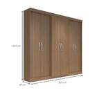 Guarda-roupa Casal Lupita 6 Pt 2 Gv Nogueira
