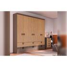 Guarda-roupa Casal Mad 6 Portas 6 Gavetas Cedro/grafite - Her