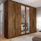 Guarda-roupa Casal Madalena 6 Portas 4 Gavetas 100% Mdf Com E