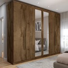 Guarda-roupa Casal Madalena 6 Portas 6 Gavetas 100% Mdf Com E