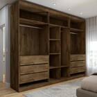Guarda-roupa Casal Madalena 6 Portas 6 Gavetas 100% Mdf Com E