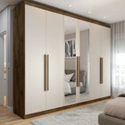 Guarda-roupa Casal Madalena 6 Portas 6 Gavetas 100% Mdf Com E