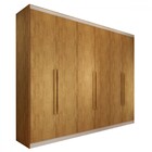 Guarda-roupa Casal Madalena 6 Portas 6 Gavetas 100% Mdf Perob