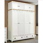 Guarda Roupa Casal Madeira Maciça 2 Peças 9105x9108 Topazio F