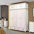 Guarda Roupa Casal Madeira Maciça 2 Peças 9105x9108 Topazio F