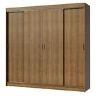 Guarda-roupa Casal Madesa Austin 4 Portas De Correr 3 Gavetas