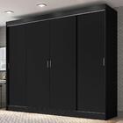 Guarda-roupa Casal Madesa Austin 4 Portas De Correr 3 Gavetas