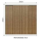 Guarda-roupa Casal Madesa Austin 4 Portas De Correr 3 Gavetas