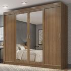 Guarda-roupa Casal Madesa Austin 4 Portas De Correr Com Espel