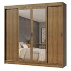 Guarda-roupa Casal Madesa Austin 4 Portas De Correr Com Espel