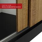 Guarda-roupa Casal Madesa Austin 4 Portas De Correr De Espelh