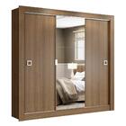 Guarda-roupa Casal Madesa City 3 Portas De Correr Com Espelho
