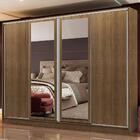 Guarda-roupa Casal Madesa Cronos 4 Portas De Correr Com Espel