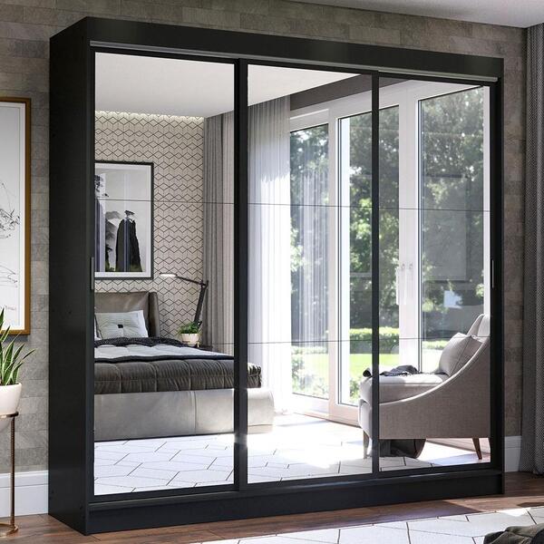 Guarda-roupa Casal Madesa Istambul 3 Portas De Correr De Espe