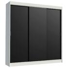 Guarda-roupa Casal Madesa Kansas 3 Portas De Correr 3 Gavetas